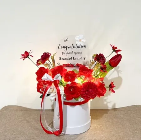 Bloom Box Akrilik Ucapan Grand Opening Indragiri Hulu